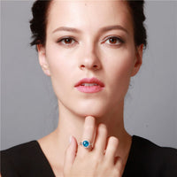 Off Silver Color Engagement Rings - mosquito-blue.myshopify.com