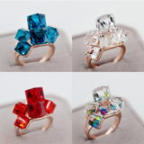 Ladies Crystal Engagement Ring - mosquito-blue.myshopify.com